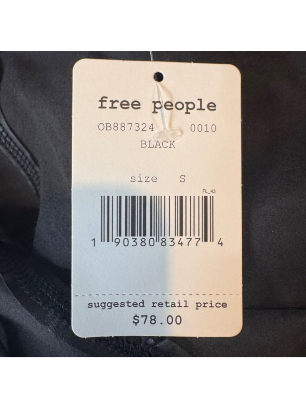 Free People Say No More Bodycon Dress Black Faux Leather Sleeveless Mini Size S - Picture 5 of 15